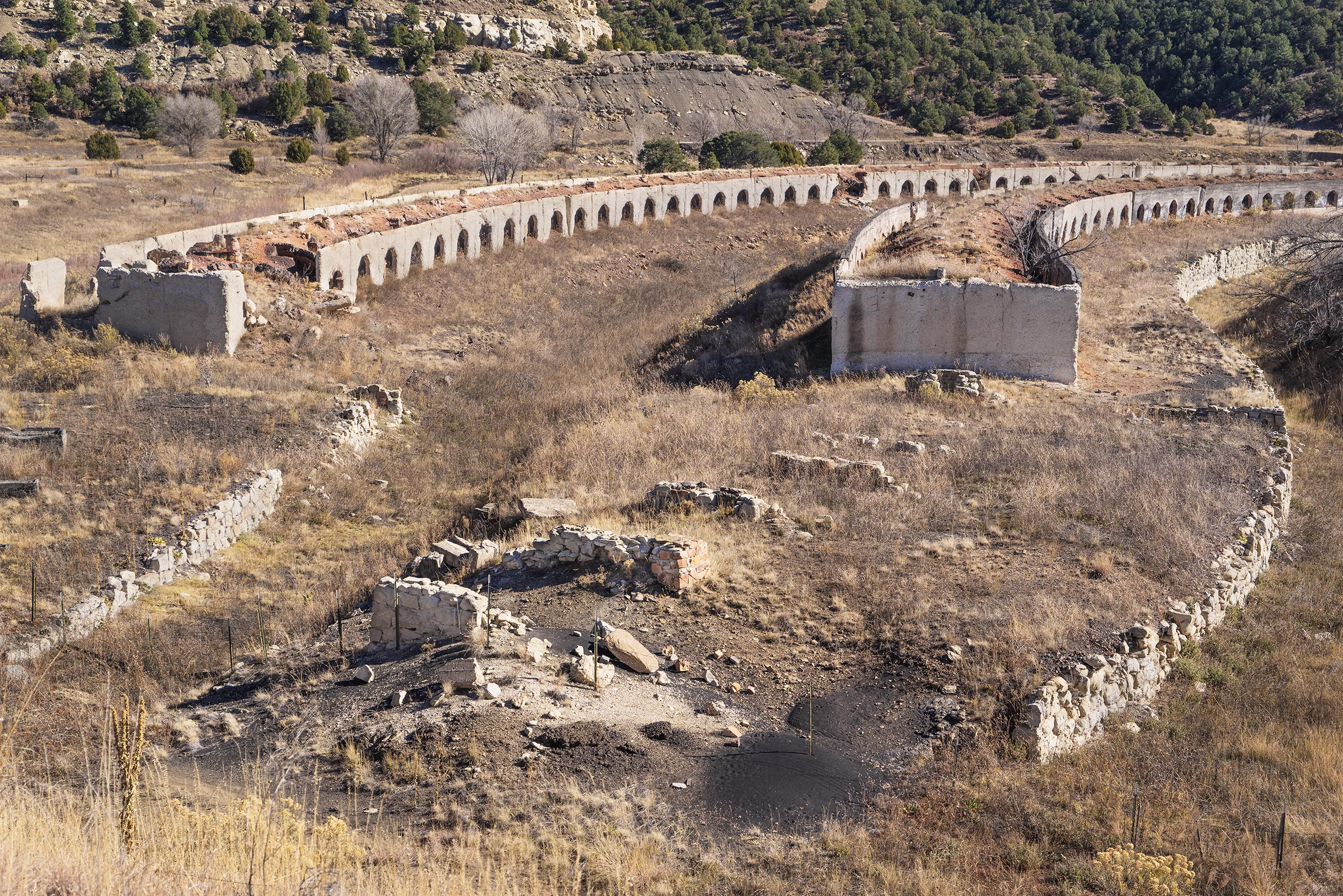 Coke ovens at Cokedale, Colorado, November 2017
