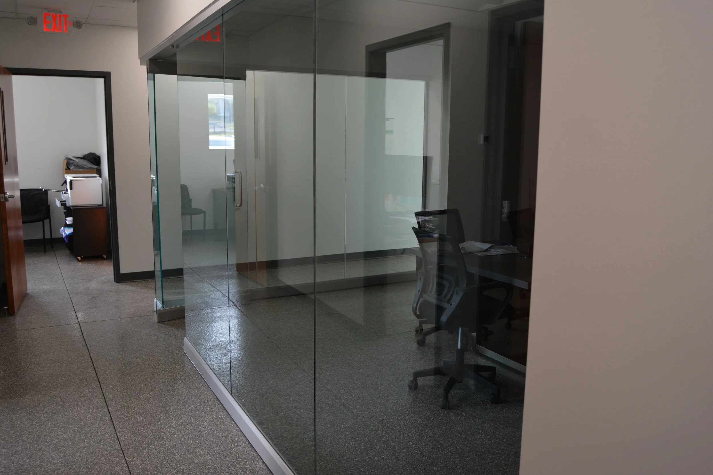 Daniels Industrial Services Headquarters Conference Room All Glass Wall 