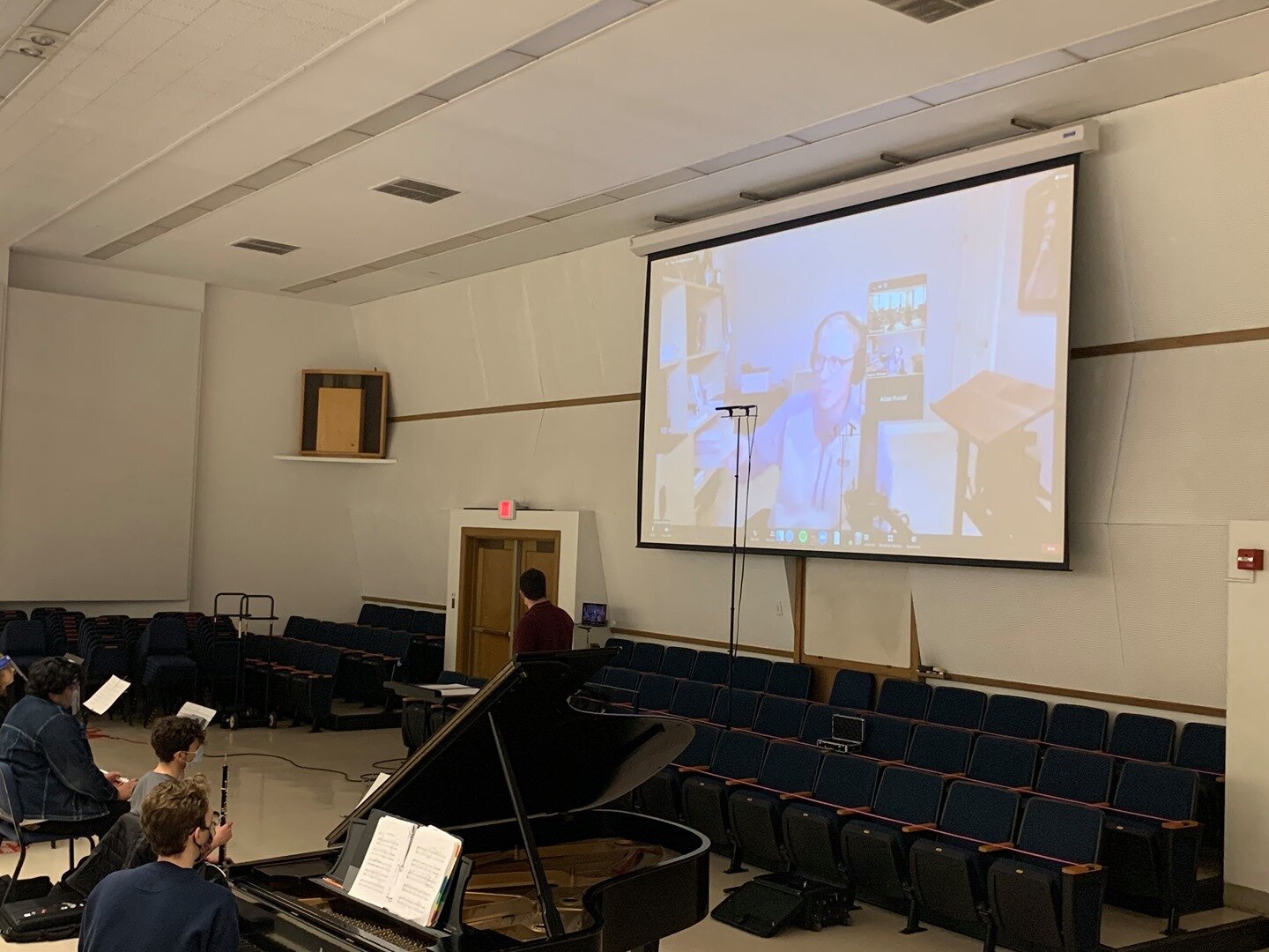 Last Thursday, composer Aaron Perrine &quot;zoomed&quot; in for the Hindsley Symphonic Band rehearsal of his &quot;Life Painting.&quot; Thank you to Aaron for sharing his time and music with us!

Aaron Perrine 
University of Illinois School of Music