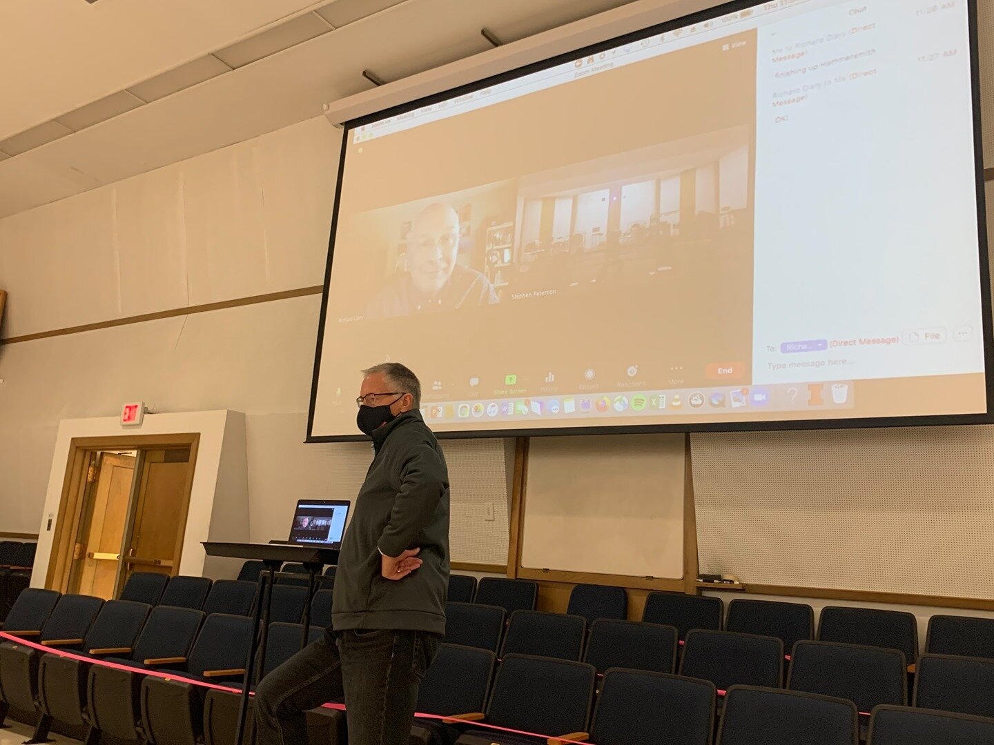 While Zoom fatigue is a real thing, it has also served as a bridge to make us closer! Last week the graduate conducting seminar was joined by Richard Clary, Director of Wind Studies at Florida State University to discuss his career, sound concepts, a