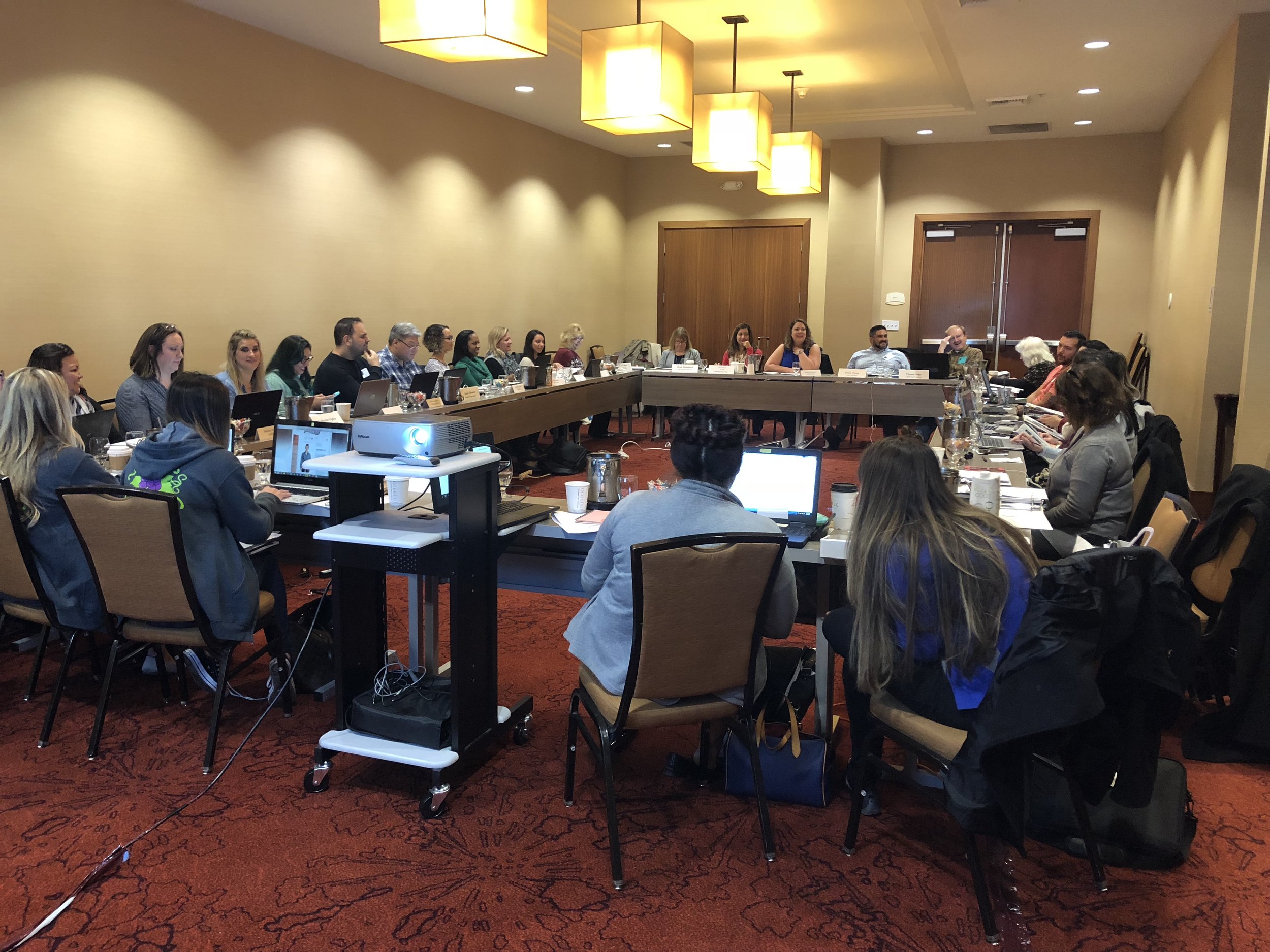  EGRASP attending CASP Affiliate Leadership Day at the Sacramento Residence Inn,  Spring 2018.  