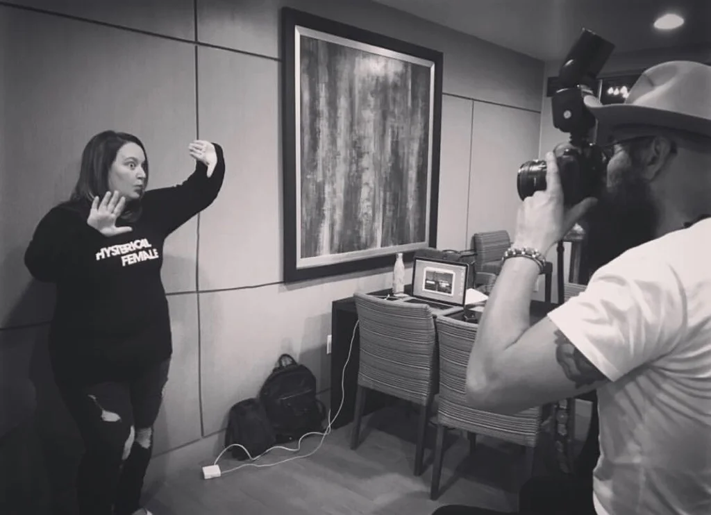 BTS_Ellen director hands_Hysterical Woman shirt.jpeg