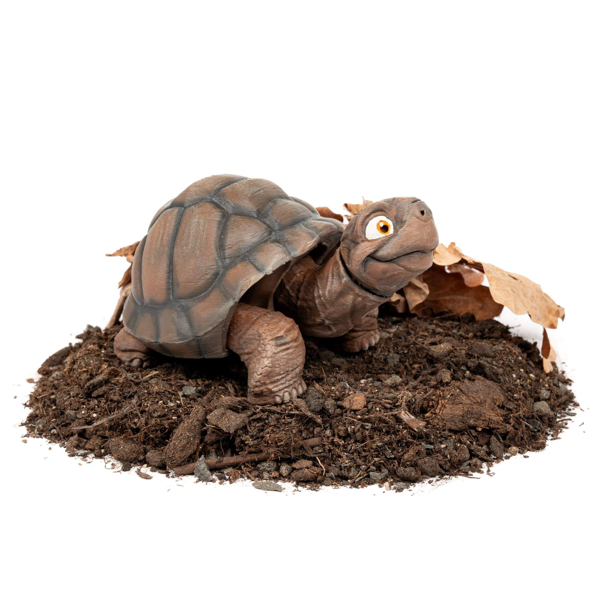 Skilpadde - Flexi figur - håndmalt