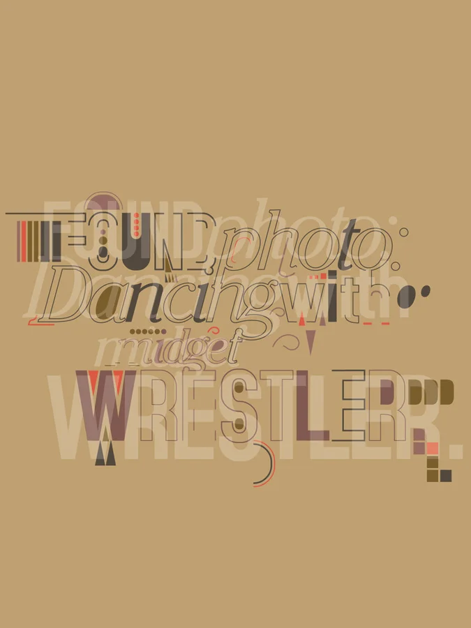 Found photo: dancing with midget wrestler. / 022510