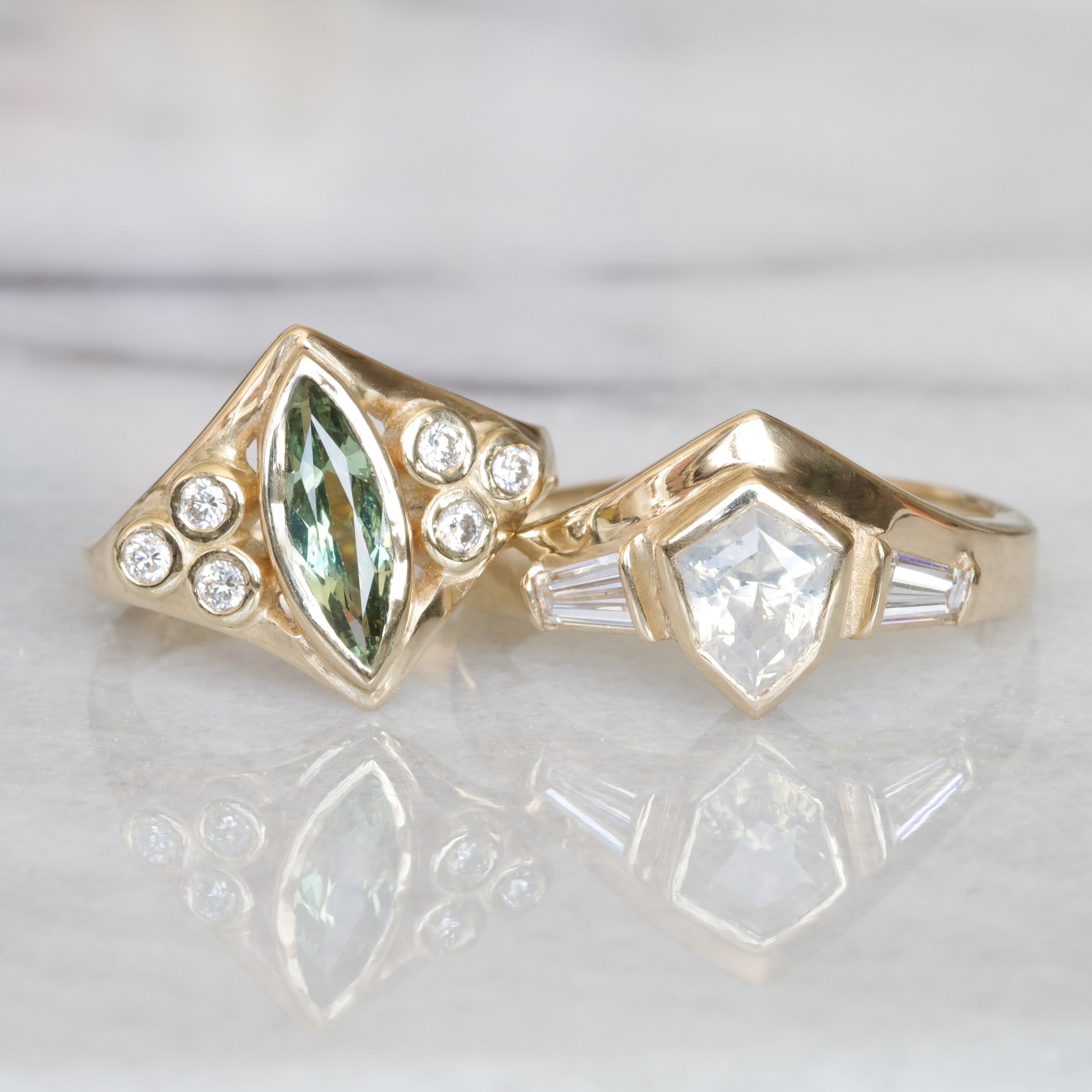 Sapphire engagement rings