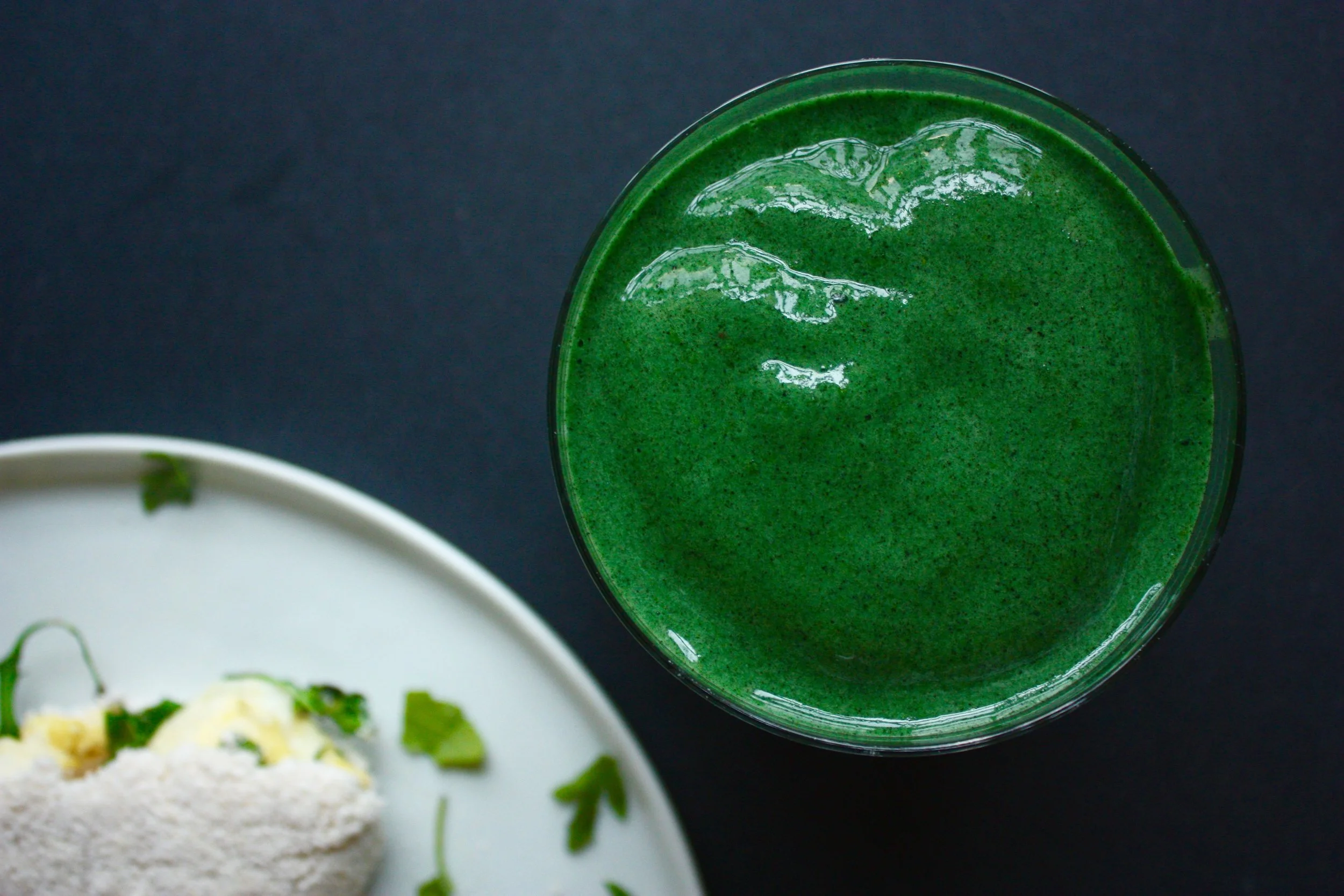 Cauliflower Spirulina Smoothie (dairy-free)