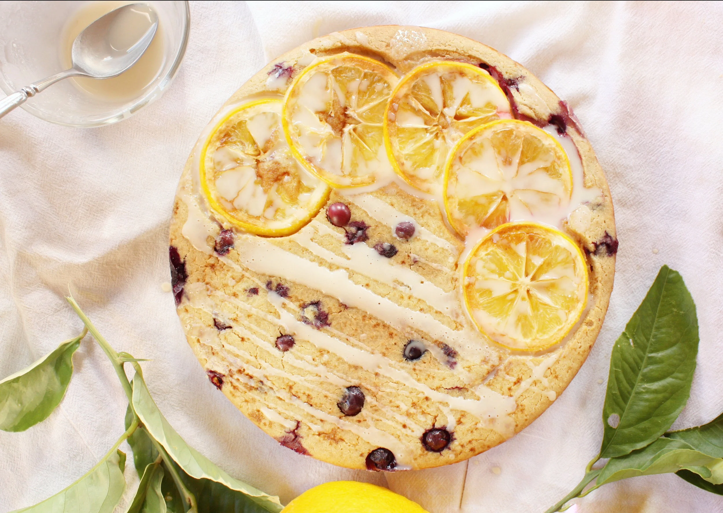 Lemon Blueberry Cake (gluten-free)