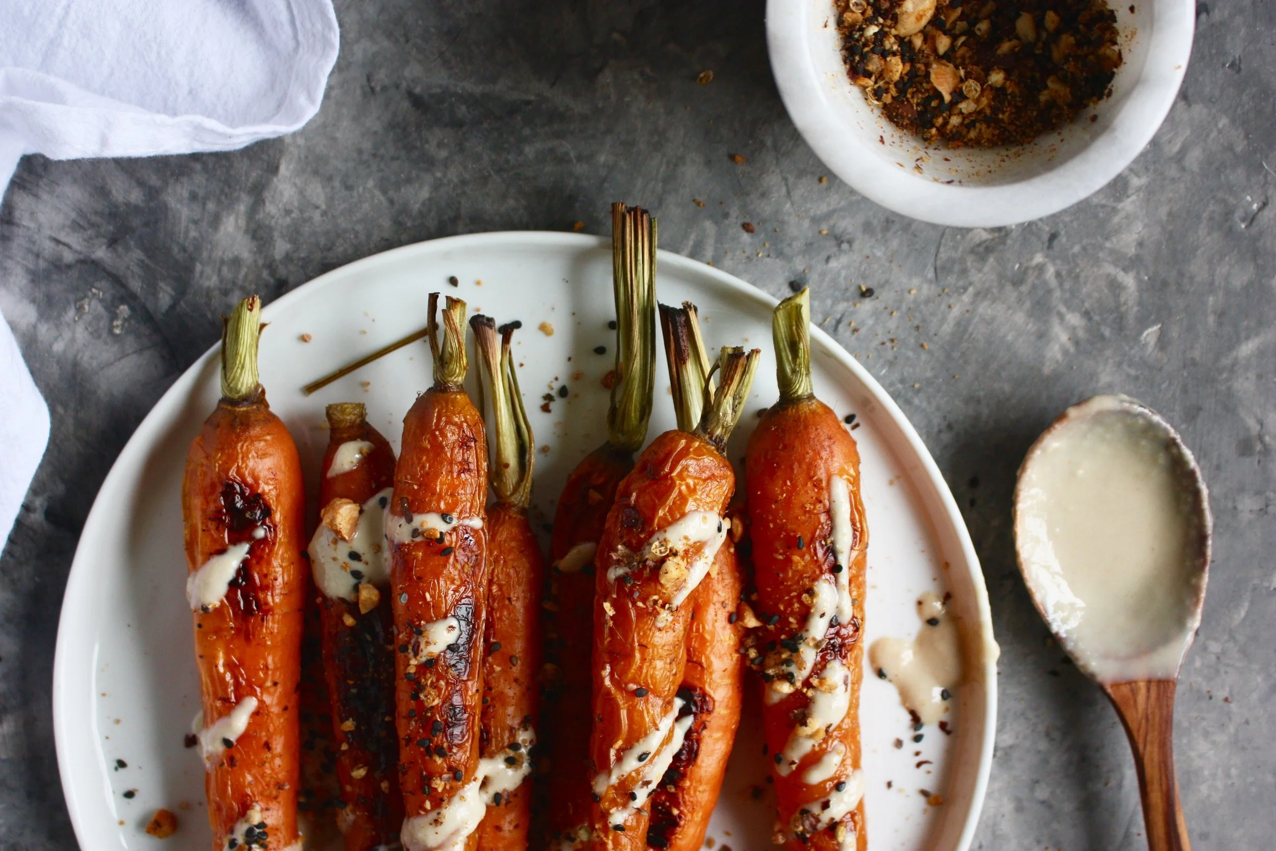 Dukkah Roasted Carrots