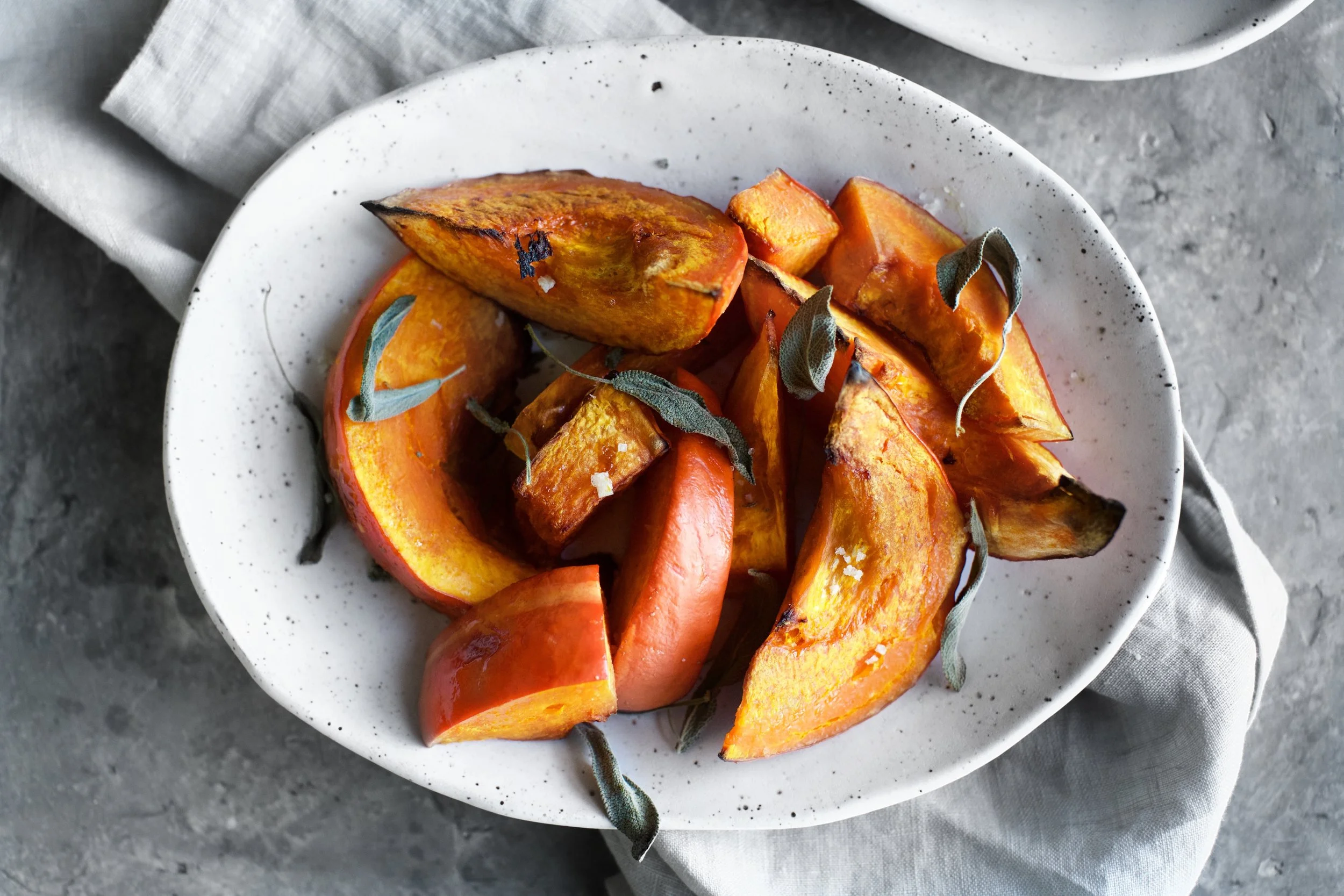 Roasted Sage Kabocha Squash