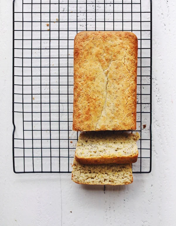 Lemon Poppyseed Loaf (grain-free)
