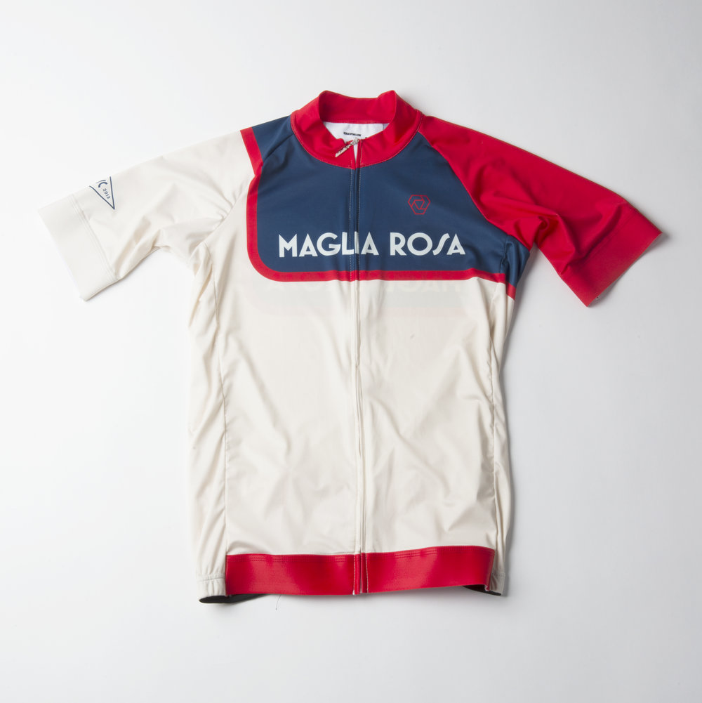 Maglia Rosa NYC Men's White Mesh High Summer Jersey