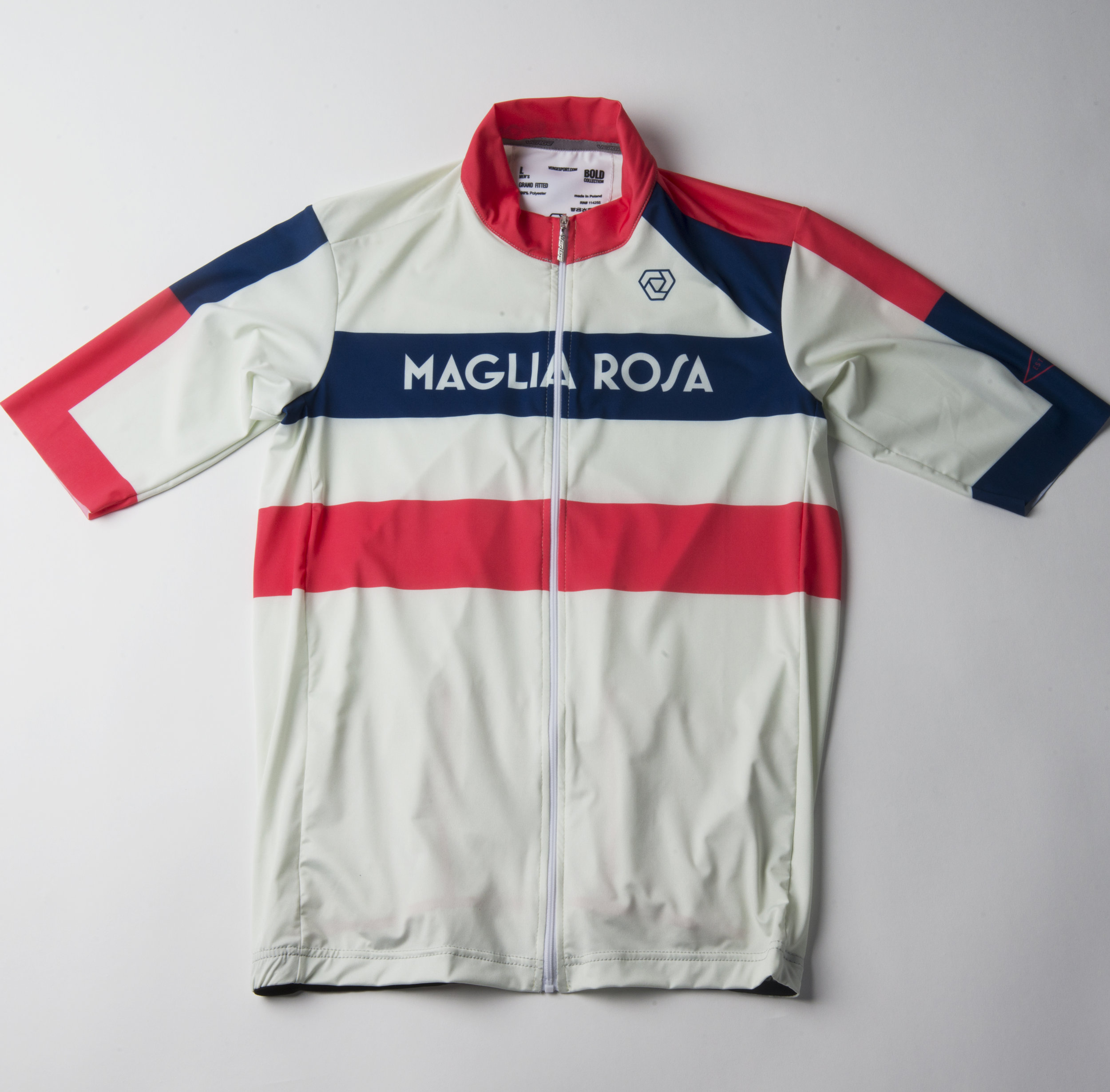 Brand New Verge Red//White Short Sleeve Cycling Jersey Large