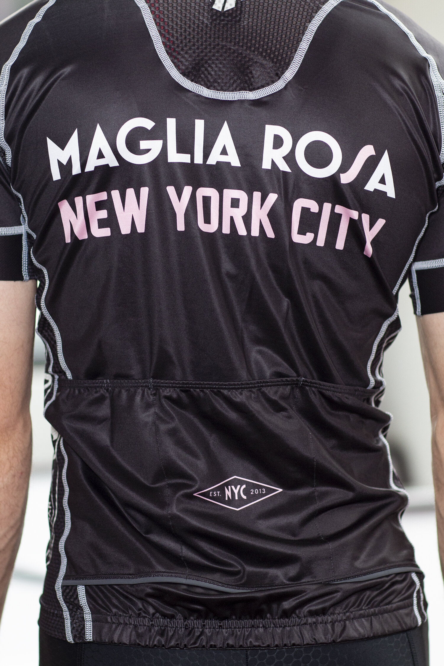 Maglia Rosa NYC Men's White Mesh High Summer Jersey — Maglia Rosa