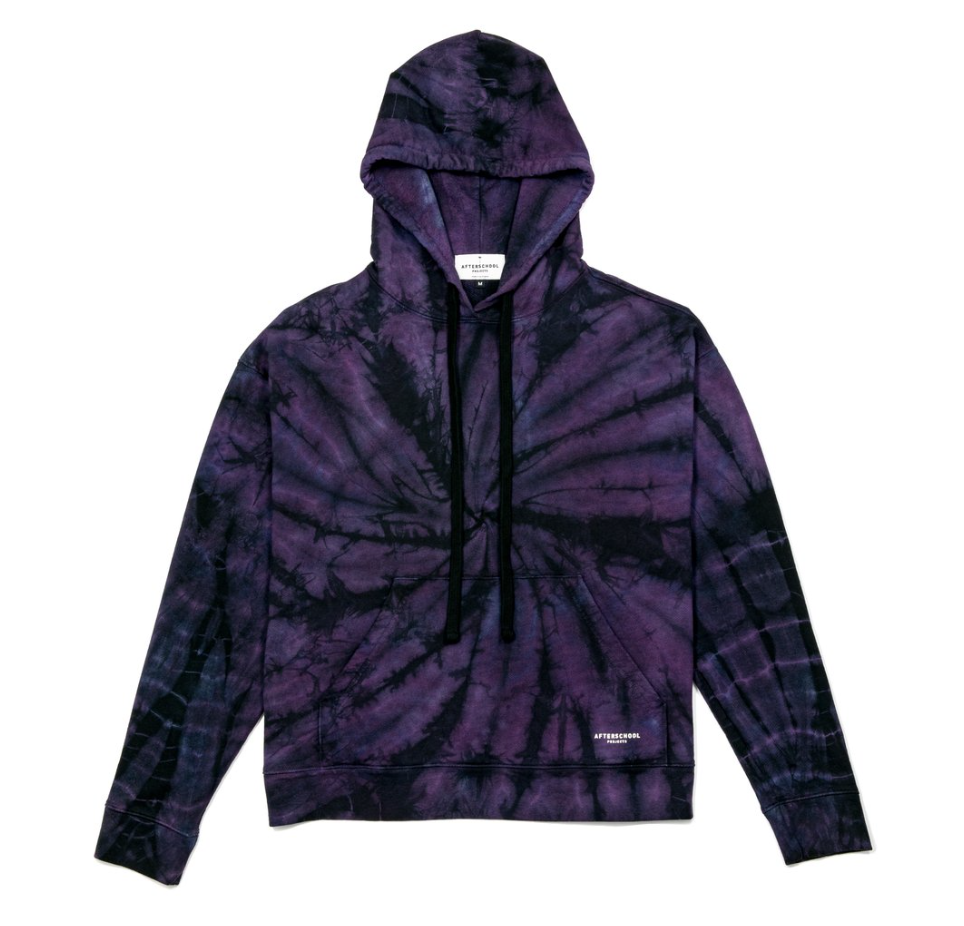 ASP Oversized Hoodie Purple Tie Dye — Maglia Rosa