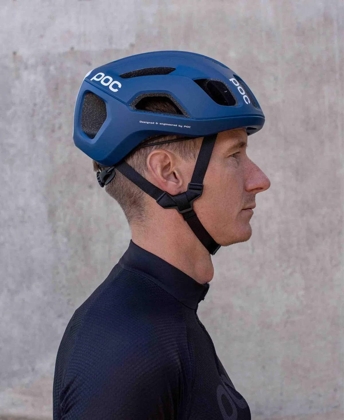 POC VENTRAL AIR SPIN - Lead Blue Matt — Maglia Rosa