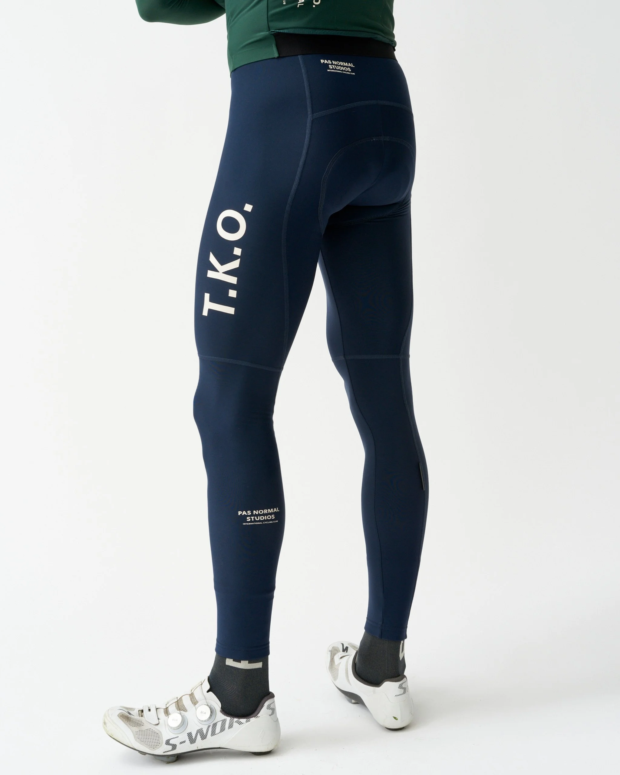 T.K.O. Long Bibs<br/>— Navy — Maglia Rosa