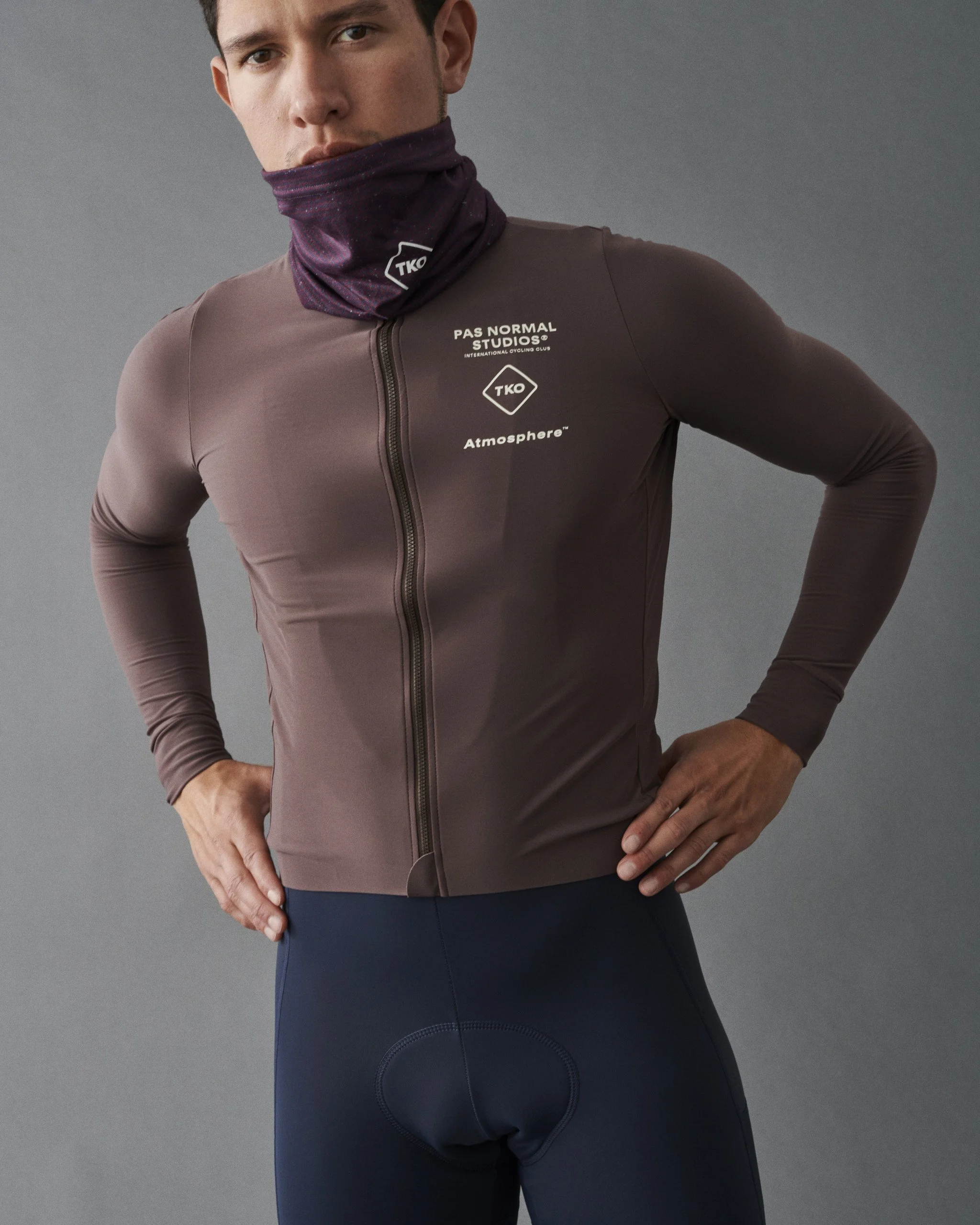 T.K.O Long Sleeve Jersey - Dark Brown — Maglia Rosa