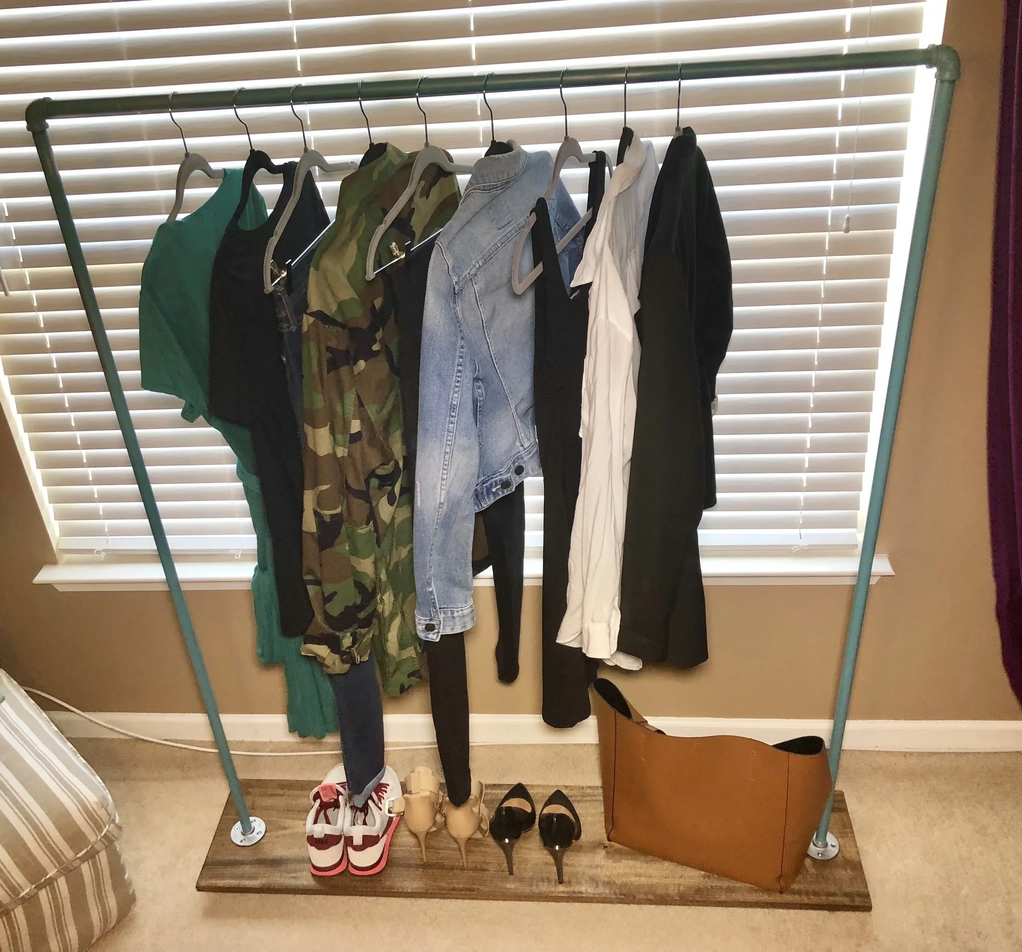 Racks on Racks on Racks- DIY Clothing Rack
