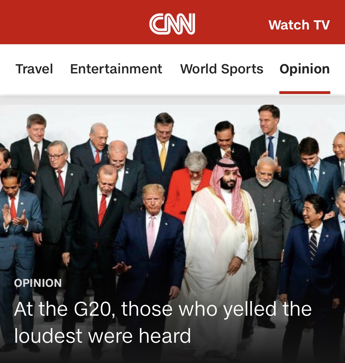 CNN Opinion, July 1, 2019. To read, click here