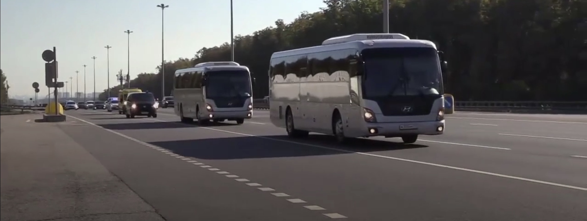 Buses believed to be carrying the 24 Ukrainian sailors captured by Russia departed Moscow’s Lefortovo prison on Saturday morning.