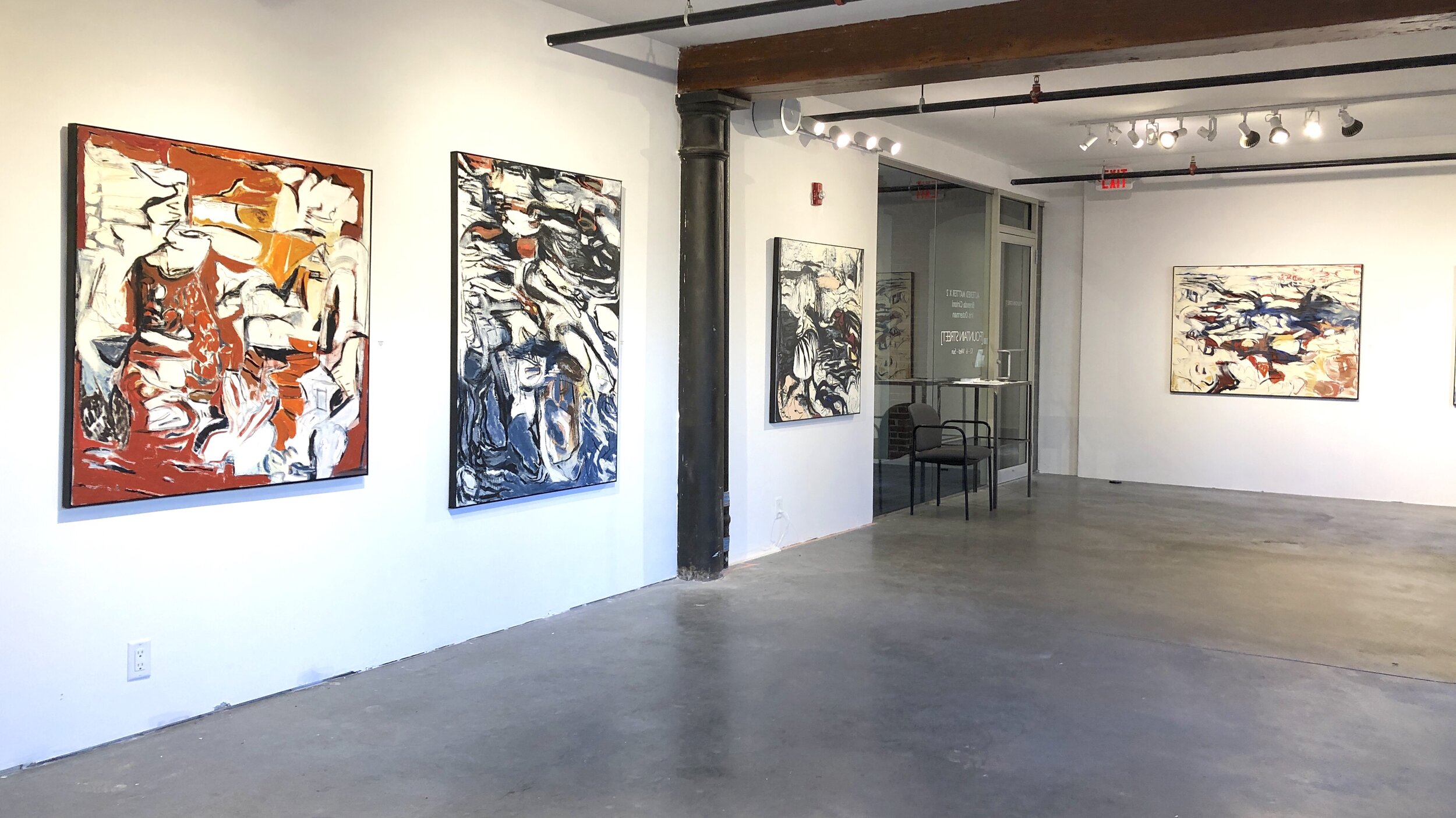  “  Altered Matter x2  ”, Brenda Cirioni and Iris Osterman, at Fountain Street Gallery, April 2019. 