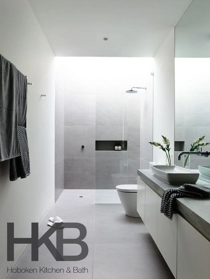 Bathroom with walk-in shower