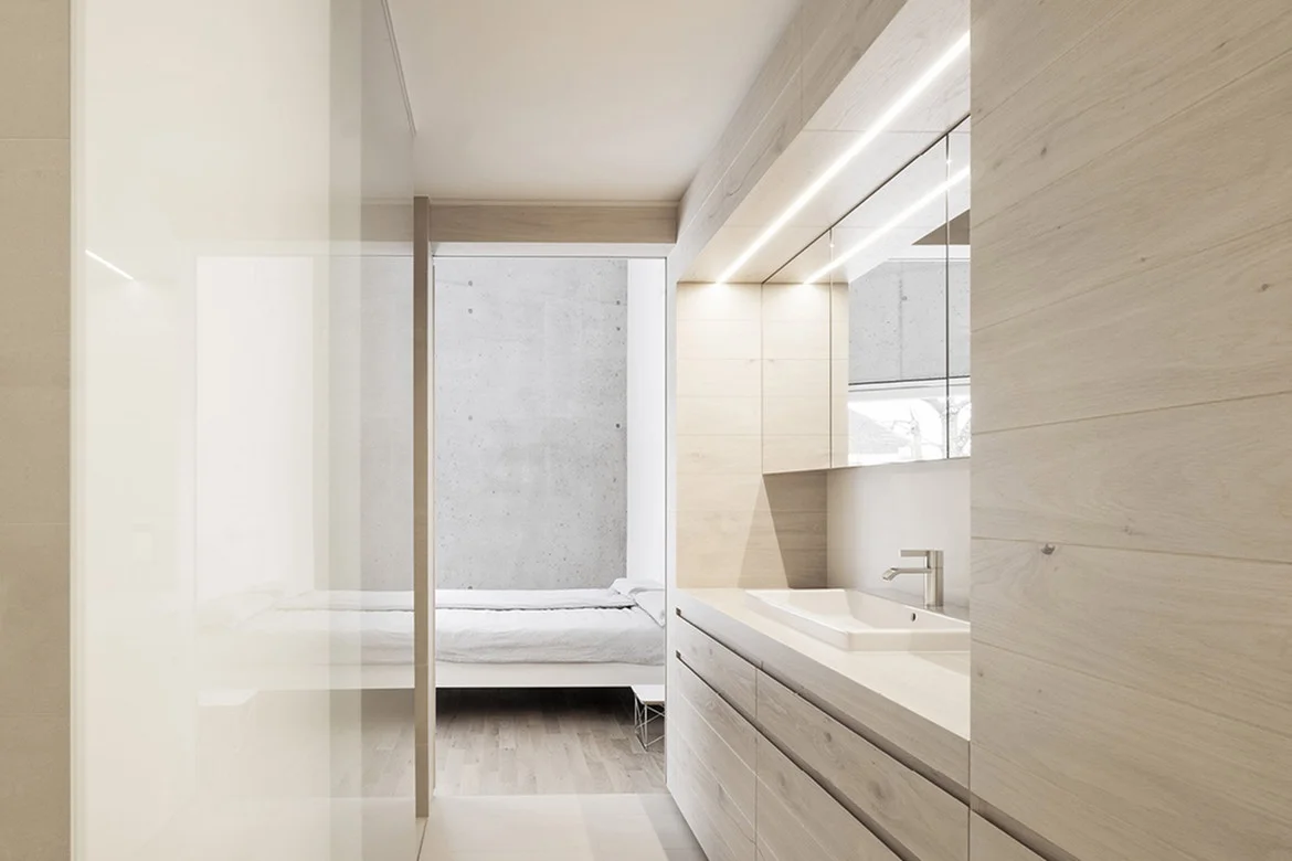 Luxury bathroom with double vanity
