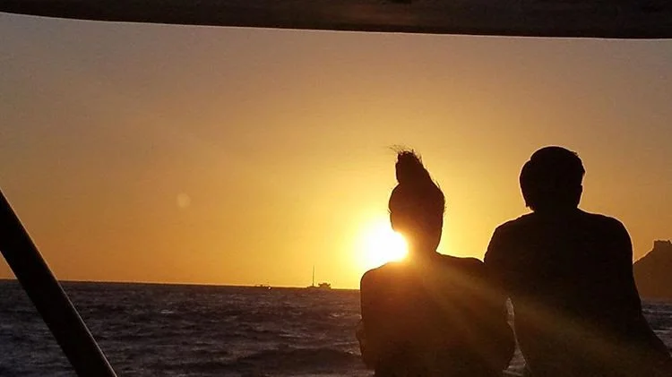 This photo was taken by a complete stranger. He was taking a picture of the sunset, and fortunately for us, we were in the way. He wanted to share it with us, and we are so grateful that he did!