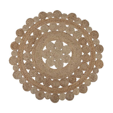 Jute Round Rug (Boho)