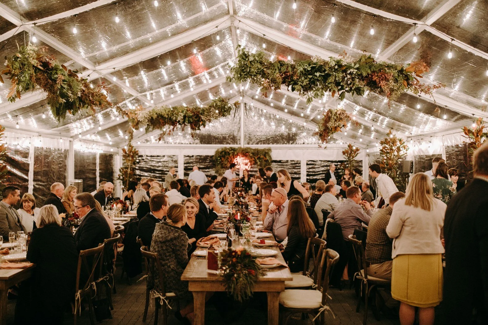 Styled Wedding in Transparent Marquee