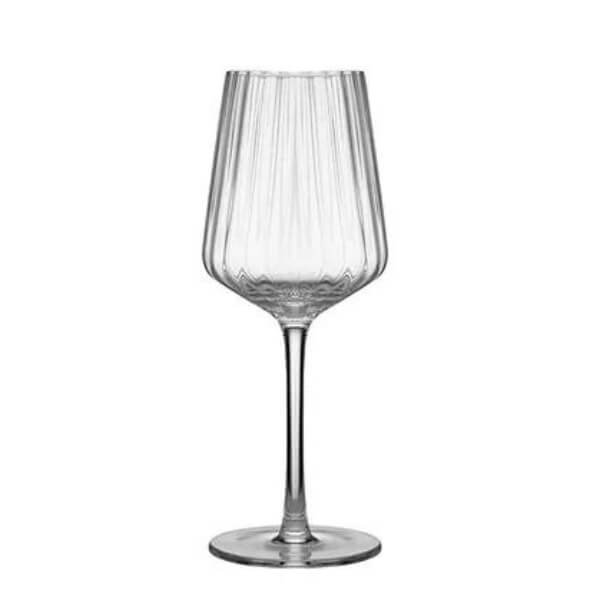 Ribbed Wine Glasses
