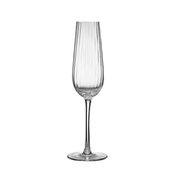 Ribbed Champagne Glasses