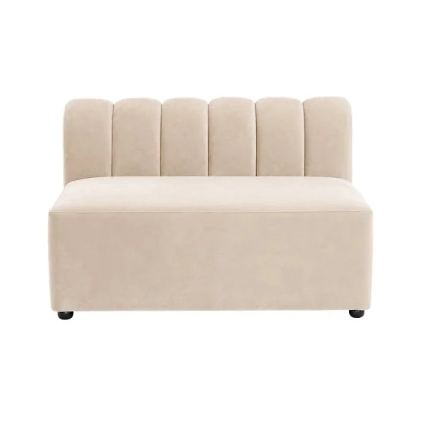 Modular Straight Sofa in White
