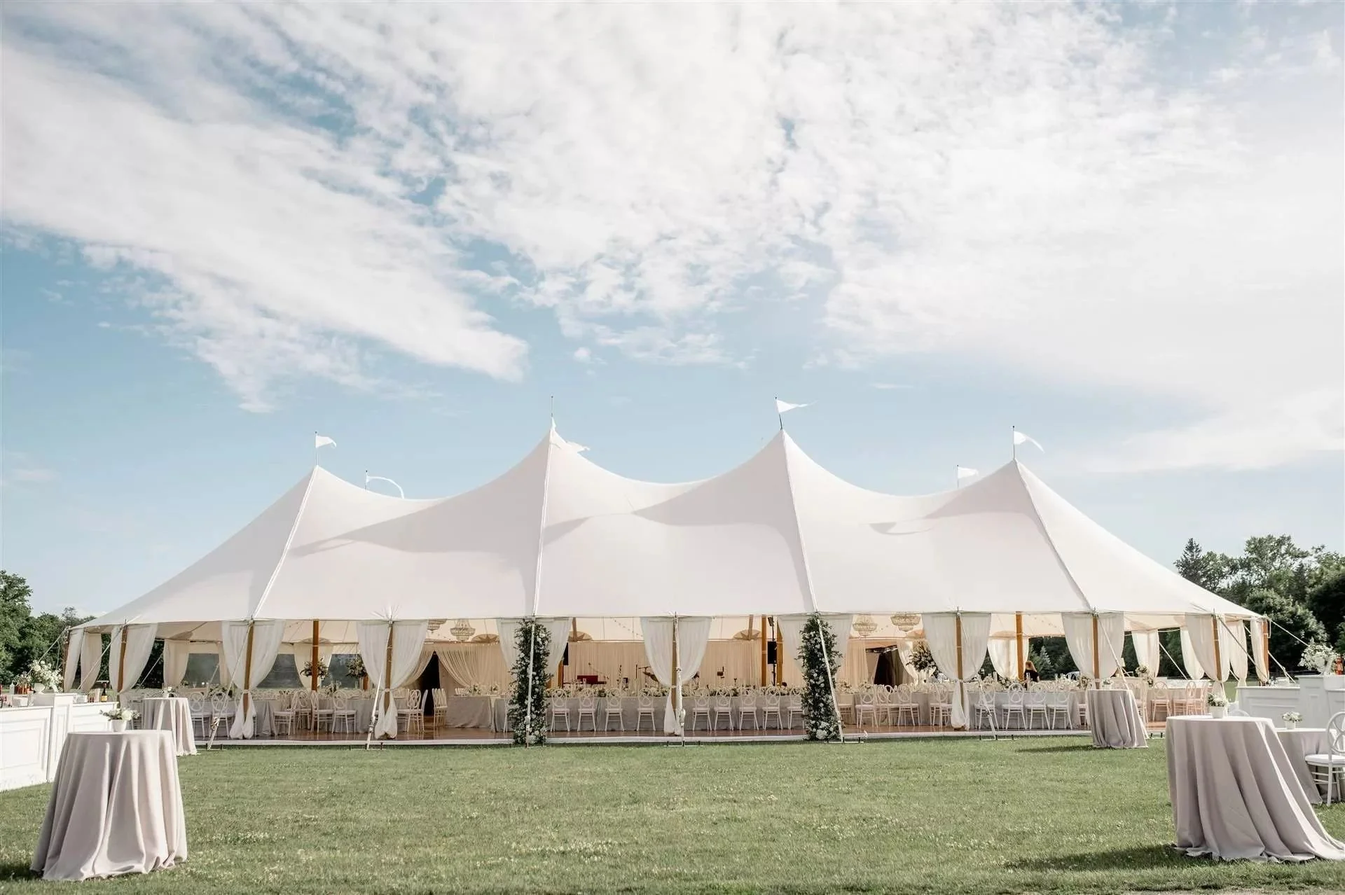 Christchurch Christchurch Marquee sail cloth Hampton and Clear Marquee