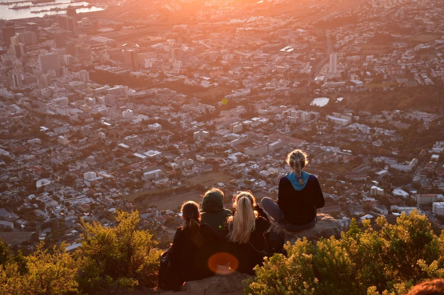 Atop Lion’s Head at sunrise. Photo courtesy of Adam Yates.