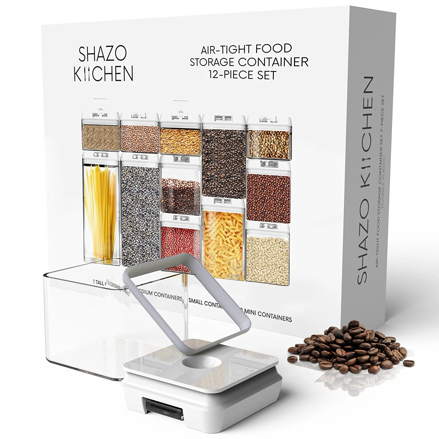 Shazo Airtight Container Set for Food Storage - 12 Piece Set