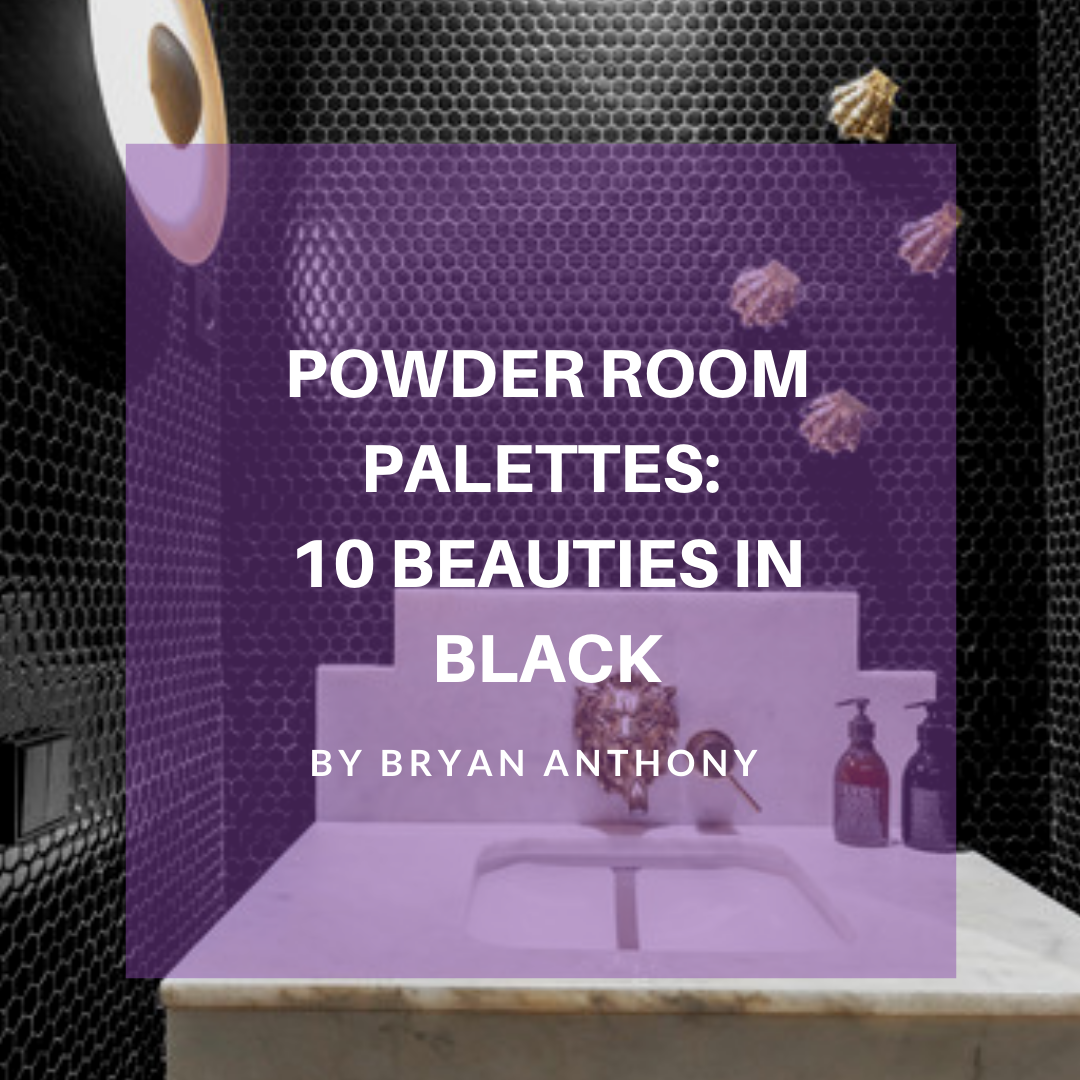 Powder Room Palettes: 10 Beauties in Black