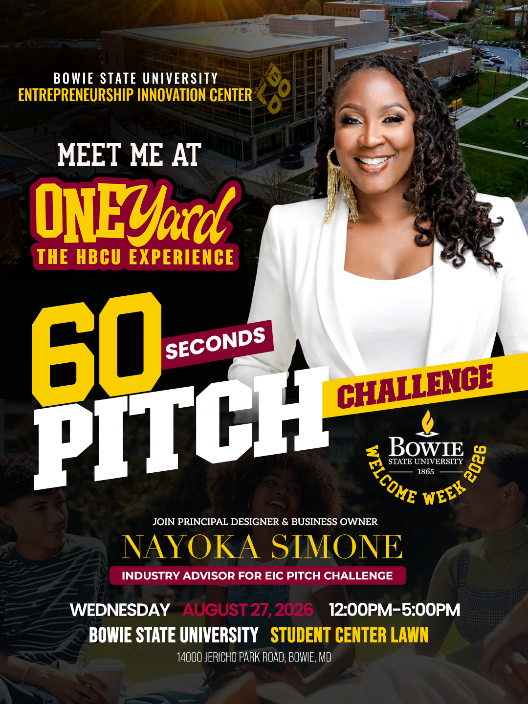 ONE YARD: THE HBCU EXPERIENCE | 60 SECONDS PITCH CHALLENGE