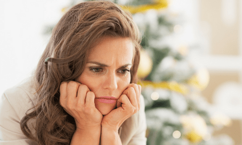 Frustrated Woman Stuck on the Relationship Roller Coaster