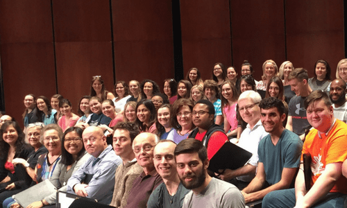 ETSO Chorus at dress rehearsal for Beethoven 9th Symphony