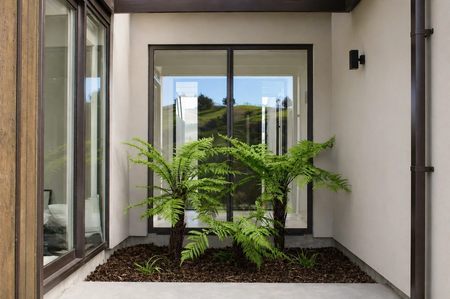 These Pongas bring the right scale and feel to this entry courtyard. Traditional textures against a modern backdrop.

#newvisionlandscapes #nvl #nvp #nvpools #landscapearchitecture #landscapedesign #nvdesign #teamawesome #teamnvl #nelsontasman #nelso