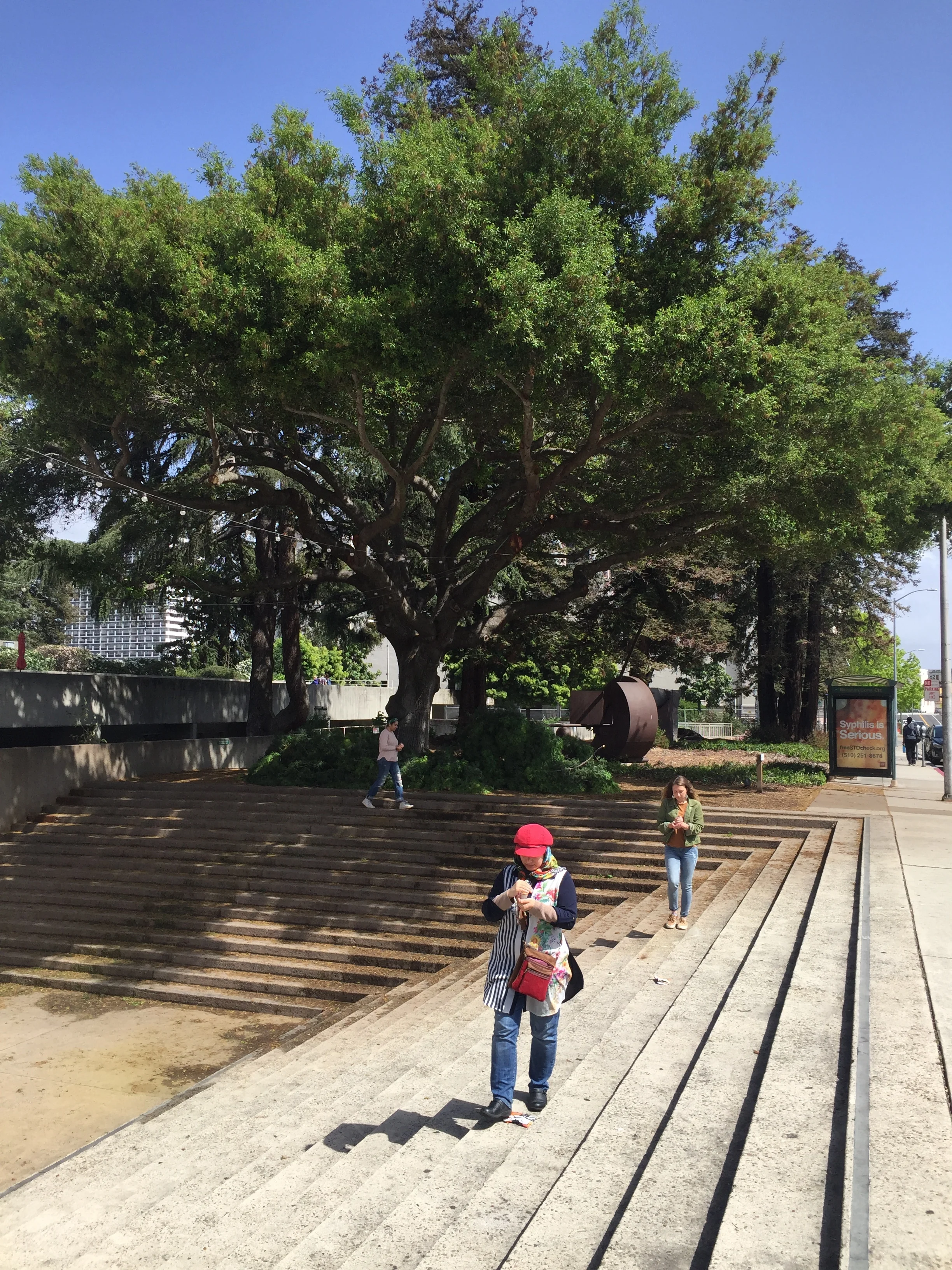  Participants were encouraged to contemplate the natural and built local environment of the city of Oakland.  