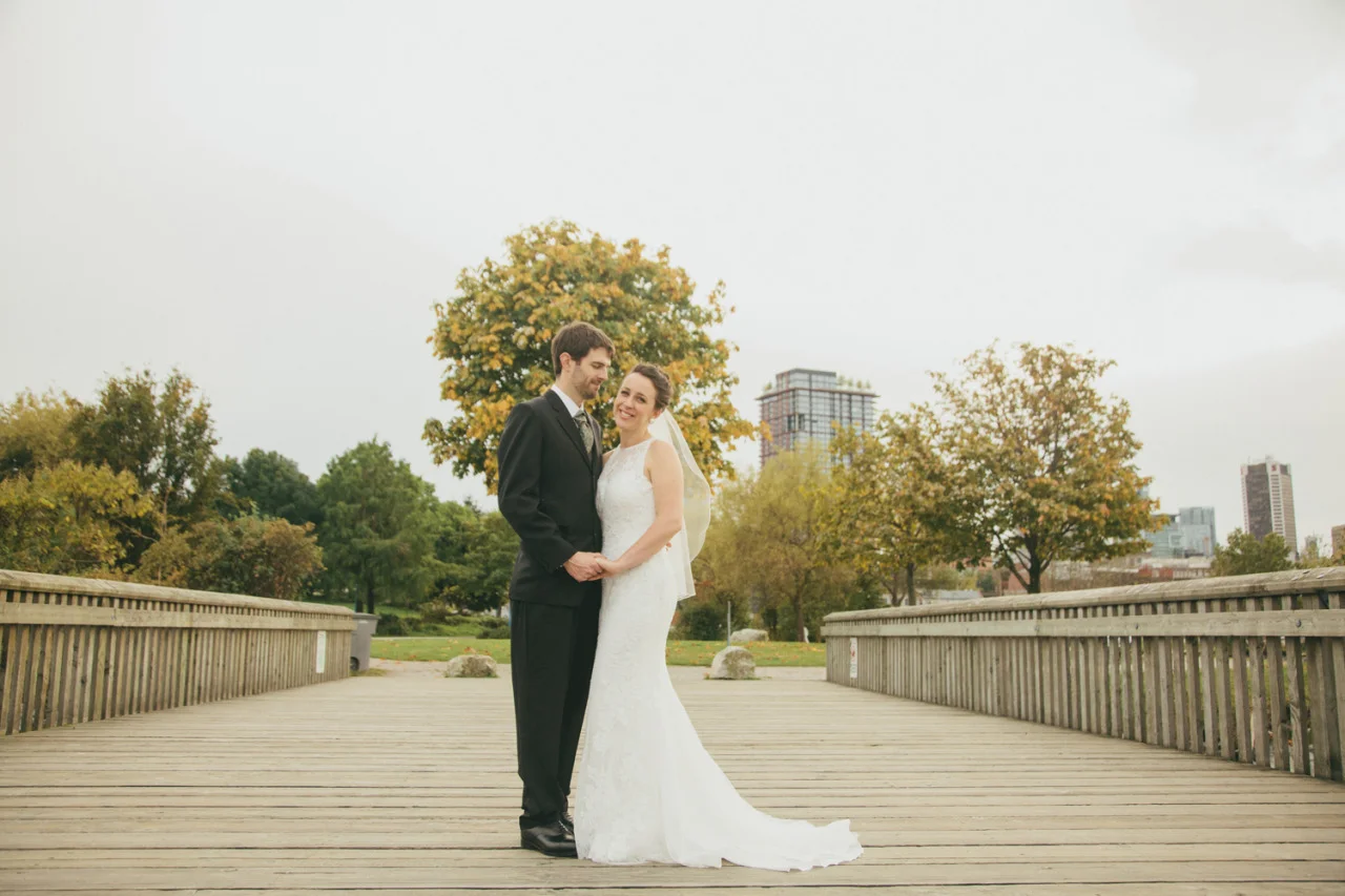 One more of Caitlin & Rick when I had them all to myself, while the rest of the wedding paraded down the street with the band!
