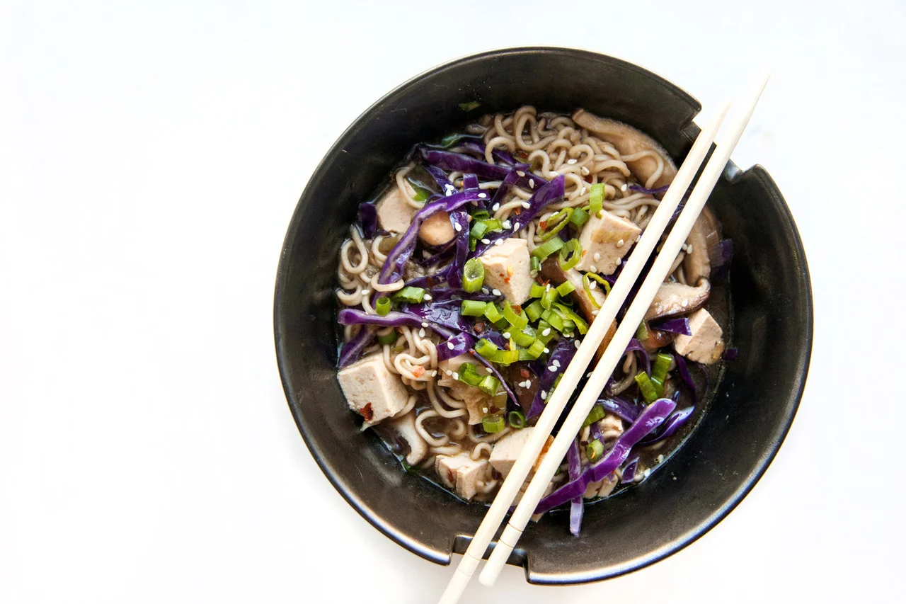 Ginger Noodle Bowl Barre Fitness Blog - Recipe Here