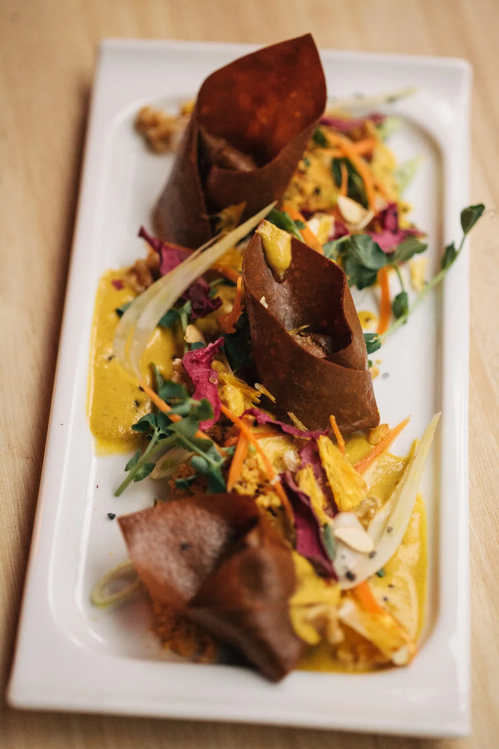 The annual Dine Out Vancouver Festival is almost at a close (the last day is Jan 31st), and I definitely got to try my fair share of food. Barre Fitness tasked me with covering some of the healthier, sustainable, and of course delicious, options at some of Vancouver’s best and newest establishments. Here are the posts for the following restaurants, with my favourite dish from each: Zend - Herbed & Mole Spiced Tomato Truffles Forage - Chermoula Spiced Ancient Grains Juniper - Vegan Peanut Butter Nanaimo Bar ORU - Foraged Mushroom Tart I already can’t wait until next year!