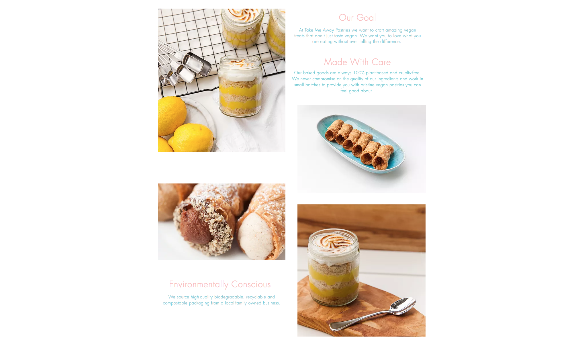  Take Me Away Vegan Pastries - Lemon Meringue Cake Jar 