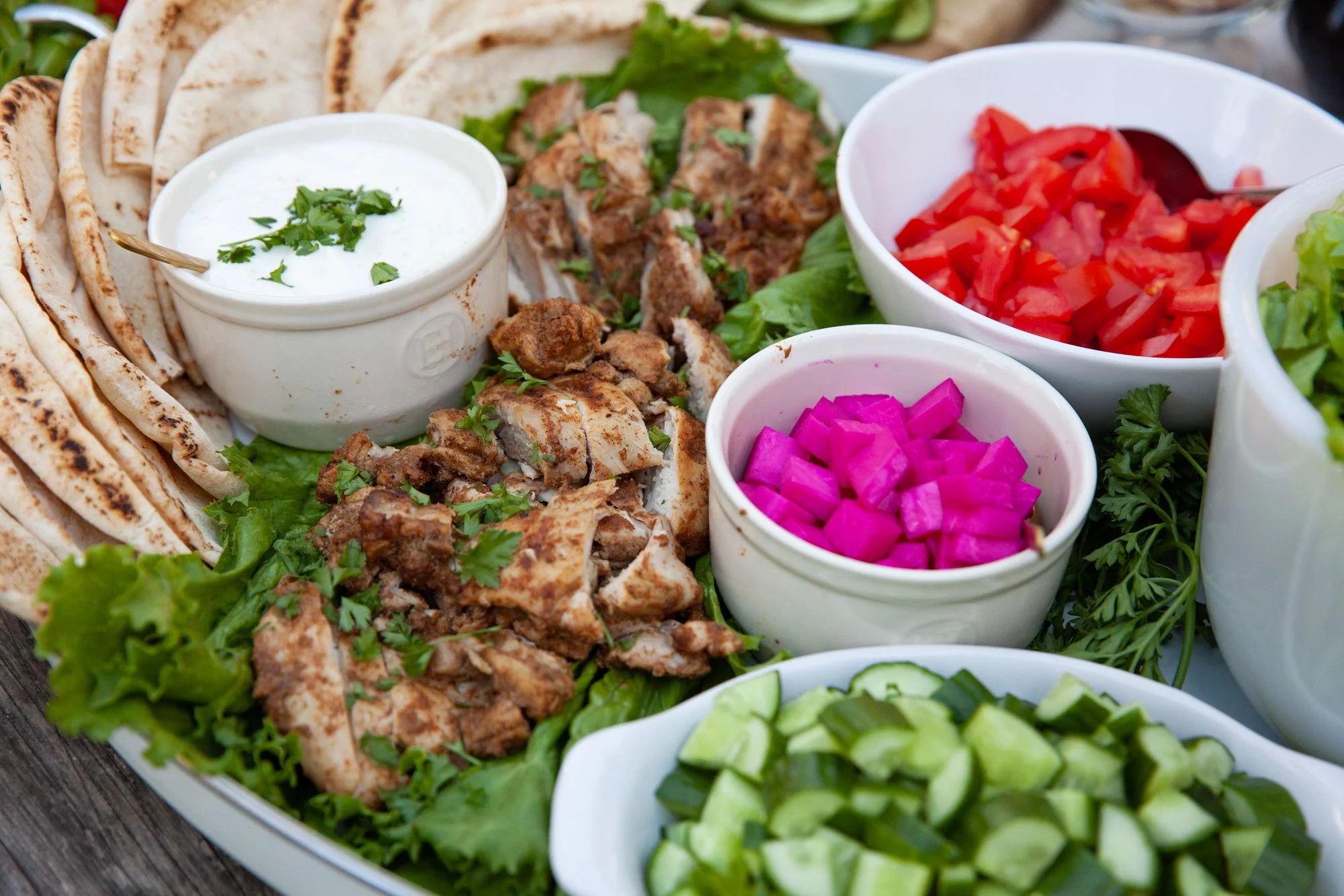 RECIPE: Chicken Shawarma with Fresh BC Greenhouse Vegetables&nbsp;