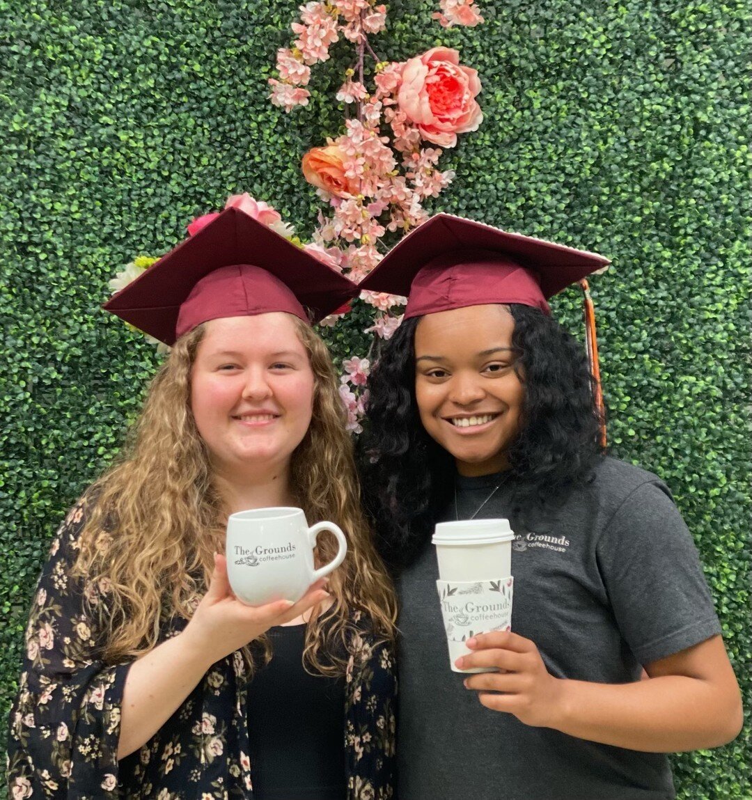 Congratulations, graduates! We hope you have a wonderful graduation day!​​​​​​​​​
We're opening early today at 7am and will be open until 4:30pm. 

#thegrounds #thegroundsva #coffeeshop #coffee #hotcoffee #coffeeshop #bestcoffee #coffeshopvibes #coff