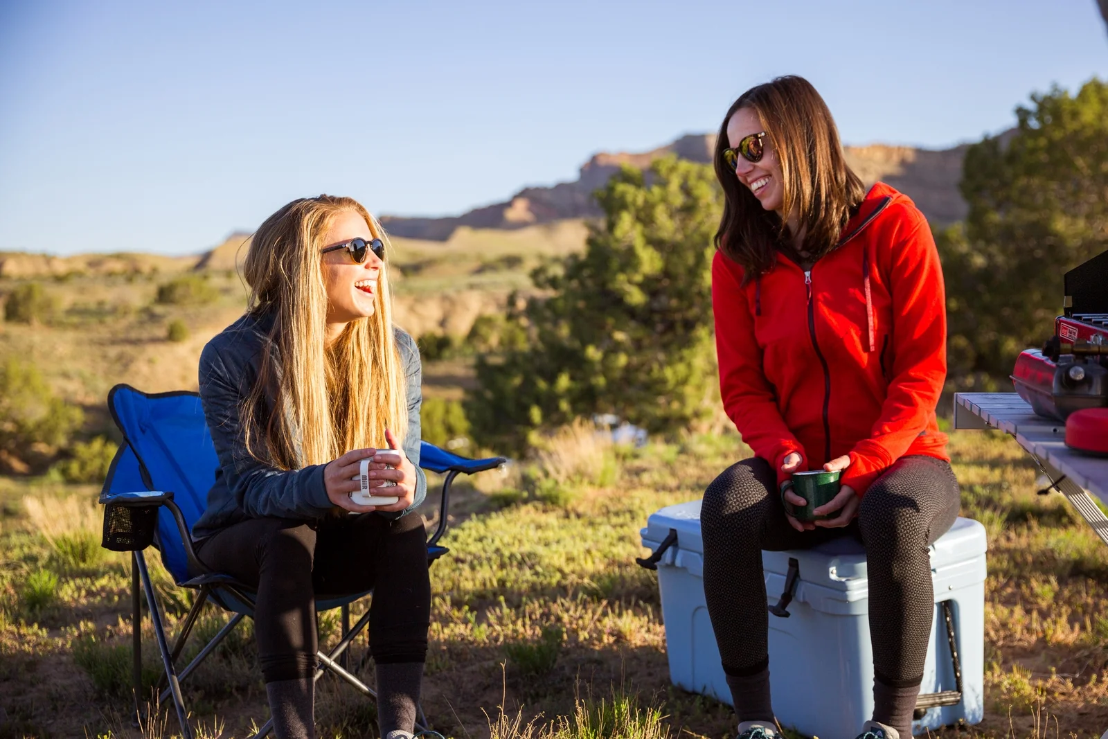 Yeti Cooler Girls Coffee Colorado Outdoor Lifestyle - Emily Sierra Photography