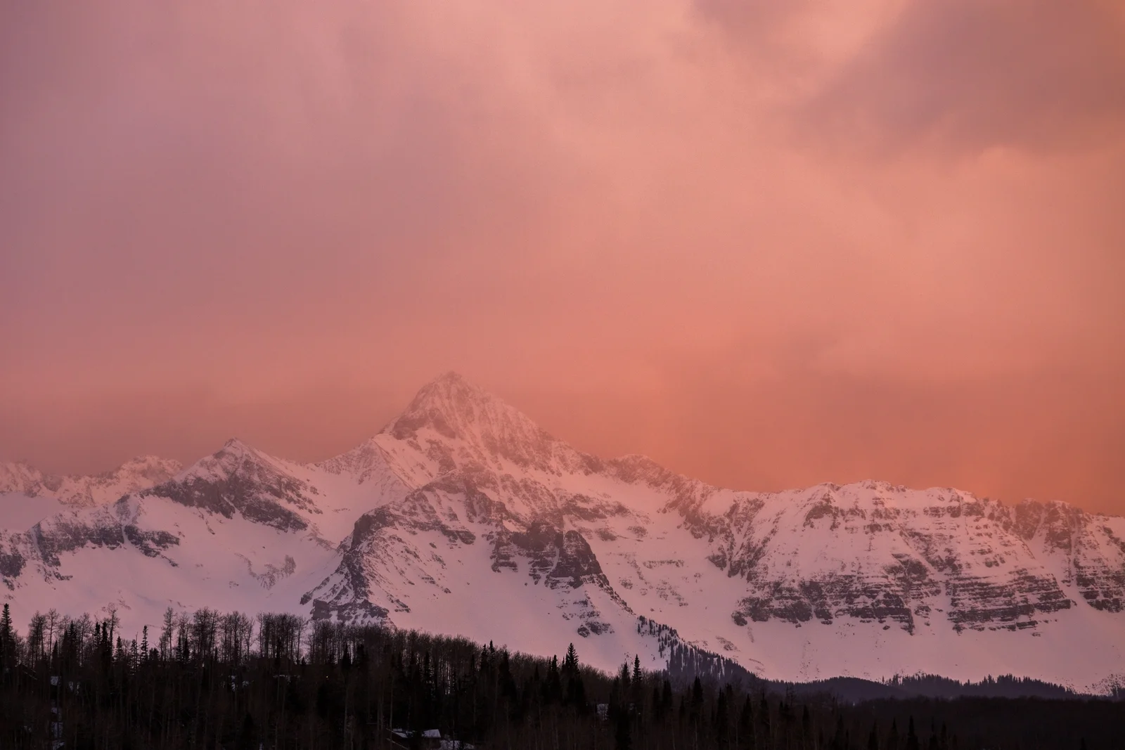 Telluride Sunset Mount Wilson Colorado Outdoor Lifestyle - Emily Sierra Photography